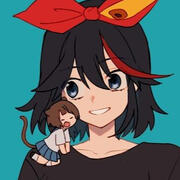 Menina com gatinho no ombro